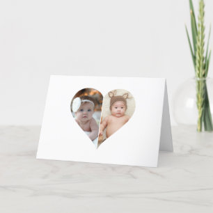 Anúncio Poster de Colagem de Fotos em Forma de Coração 2