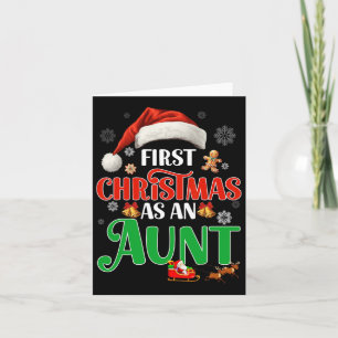 Anúncio Primeiro Natal Como Uma Tia Combinando F