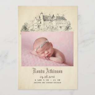 Anúncio Princesa Recém-nascido Bebê Foto Nascimento do