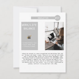 Anúncio Promocional da Lista de Email da Newsletter Comerc