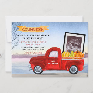 Anúncio Pumpkin Red Truck Ultrassom Gravidez