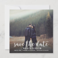 Anúncio Quadrado de Whimsy Photo Save the Date