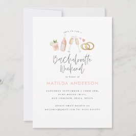 Anúncio Quadrinha de champanhe cor-de-rosa-menina itinerár