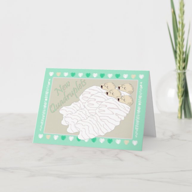 Anúncio Quádruplos novos do bebê (Frente)