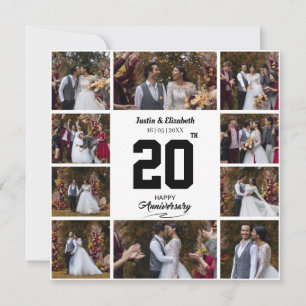 Anúncio Qualquer Colagem de 10 Fotos de Aniversário de Cas
