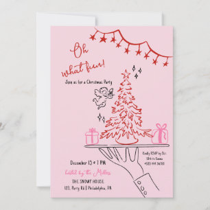 Anúncio Que divertida mão do Cocktail de Natal
