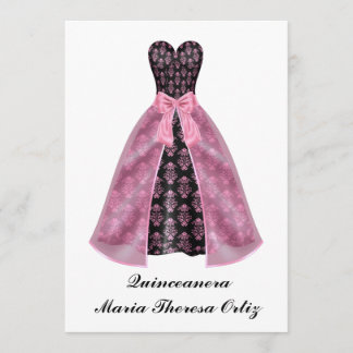 Anúncio Quinceanera Damasko Preto
