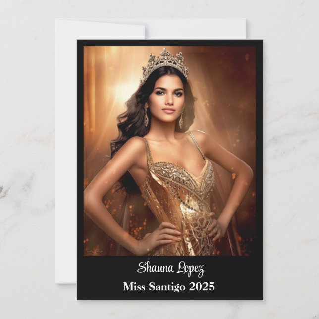 Anúncio Rainha Pageant (Frente)