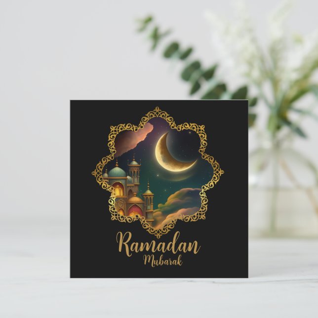 ANÚNCIO RAMADAN MUBARAK KAREEM 2024 (Em pé/Frente)