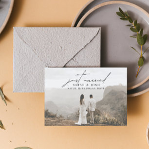 Anúncio Recem casados 3 Minimalista Moderno Casamento De F