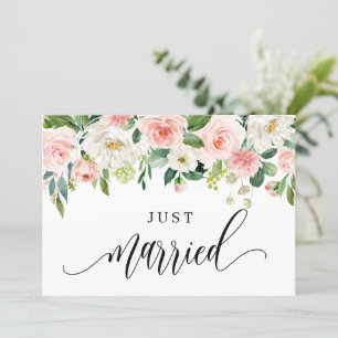 Anúncio Recem casados das Flores de Mola Bonito com Aquare