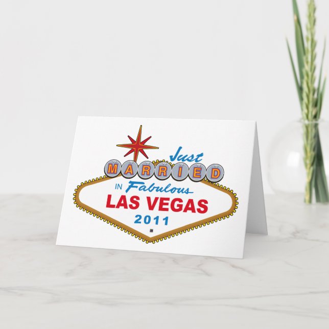Anúncio Recem casados Em Fabulosa Las Vegas 2011 (Frente)