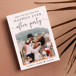 Anúncio Recepção de casamento Rosa de Foto Chic Salve a Da