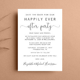 Anúncio Recepção de casamento Salvar a Data