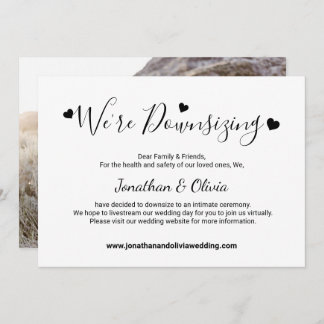 Anúncio Redimensionamento de Script Elegante Foto de Casam