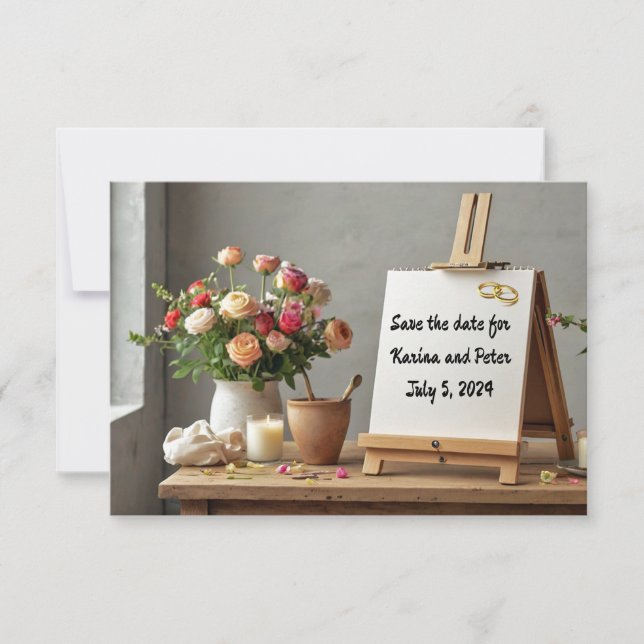 Anúncio Reserve a Data (Frente)