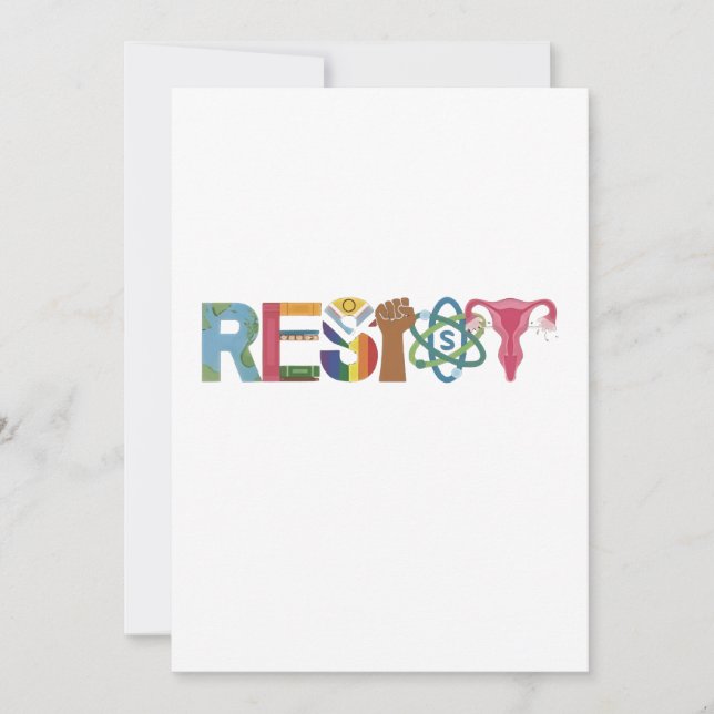 Anúncio Resistência à Camisa Combater o Resistente Protest (Frente)