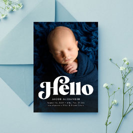 Anúncio Retrô a negrito Alô, foz azul