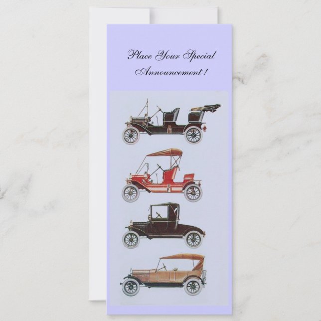 Anúncio RETRO CARROS 2 , RESTAURAÇÃO AUTOMÁTICA , azul (Frente)