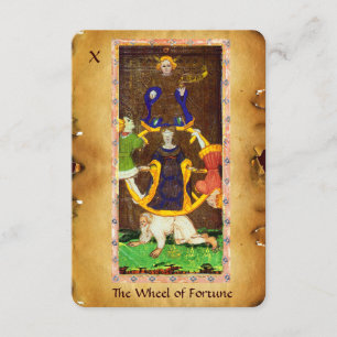 Anúncio RODA DA FORTUNA ANTIGA do RENASCIMENTO TAROTS