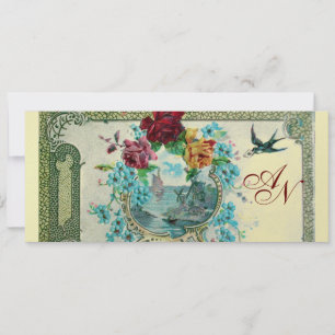 Anúncio ROMANTINICA 3 MONOGRAMA - vermelho-rosa-amarelo-az