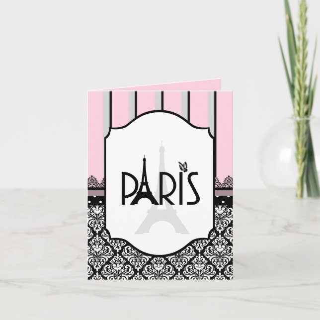 Anúncio Rosa, cinza, preto, damasco, bolinhas, tira annou (Frente)