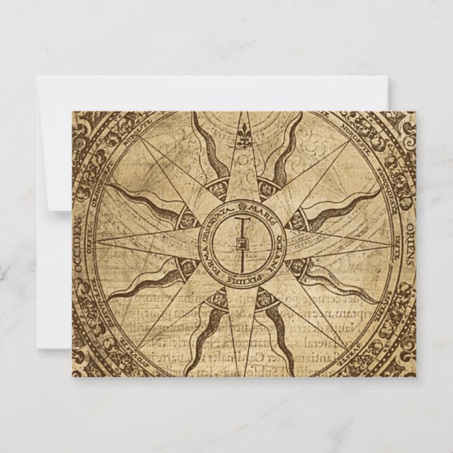 Anúncio Rosa de Compass Antigo (Frente)