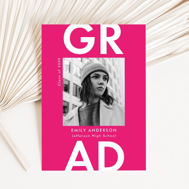 Anúncio Rosa quente | Graduação de Fotografias em Formando (Criador carregado)