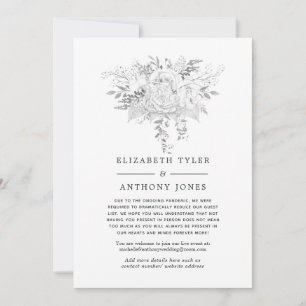 Anúncio Rosas de Prata e White Vintage lista de convidados