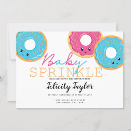 Anúncio Rosquinha Sprinkle Chá de fraldas Triplets