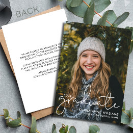 Anúncio Roteiro de Graduado Minimalista Ensino Médio