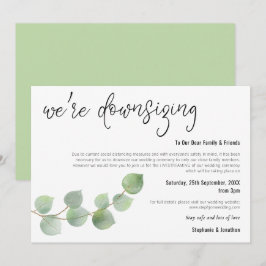 Anúncio Roteiro de Redução de Casamento Elegante Eucalipto