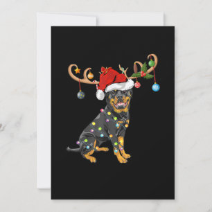 Anúncio Rottweiler Gift Santas Reindeer Rottweiler
