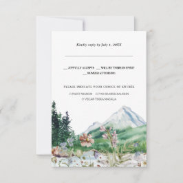 Anúncio Rustic Mountain Wildflower | VP de Casamento