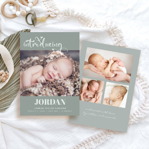 Anúncio Sage Sage - Sage Nascimento da Colagem de Fotos Mo