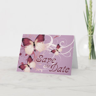 Anúncio salvar a data : borboletas :