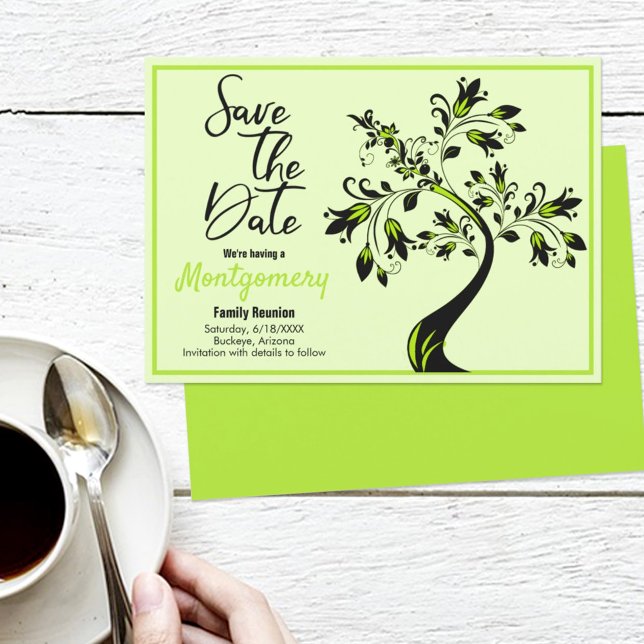 Anúncio Salvar a data | Reunião da família das árvores mod (Criador carregado)