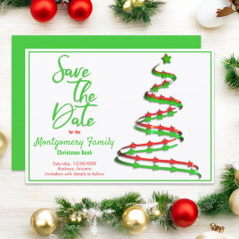 Anúncio Salve a Data | Árvore de Natal Moderna