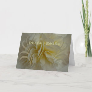Anúncio Salve a data com o Cream Floral Swirls Design