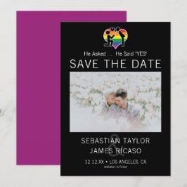 Anúncio Salve O Gay De Data Que Ele Disse Sim Foto Persona