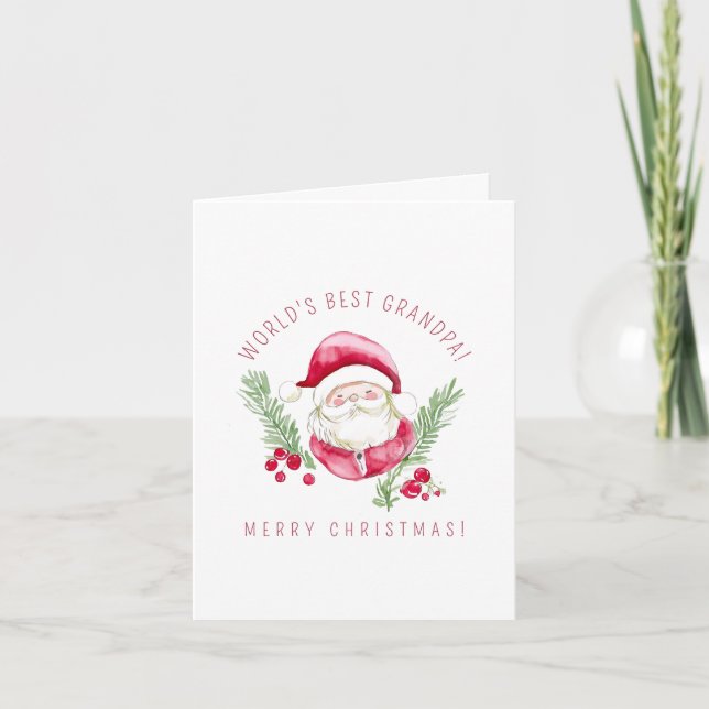 Anúncio Saudação personalizada do Papai Noel DIY clima de  (Frente)