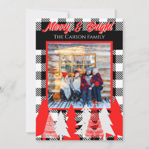 Anúncio Saudação personalizável de Feliz e Natal brilhante