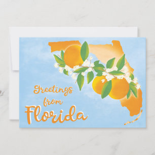 Anúncio Saudações Do Novo Endereço Floral Orange Da Flórid