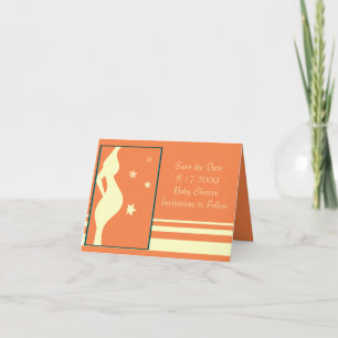 Anúncio Save the Date Baby Shower Card