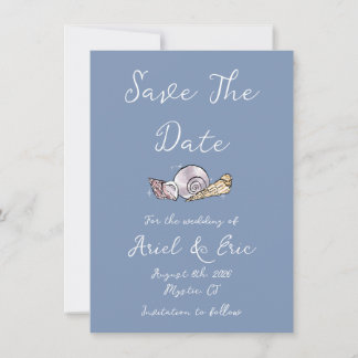 Anúncio Save The Date Flat Announcement Card