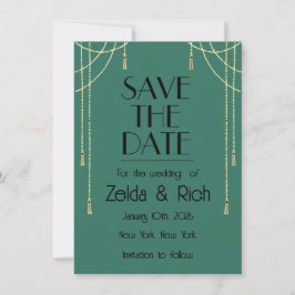 Anúncio Save The Date Flat Announcement Card
