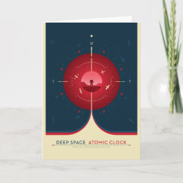 Anúncio Sci-Fi, Relógio Atômico Vermelho, Espaço P