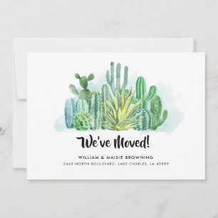 Anúncio Script Cactus Cactos de Aquarela que movemos