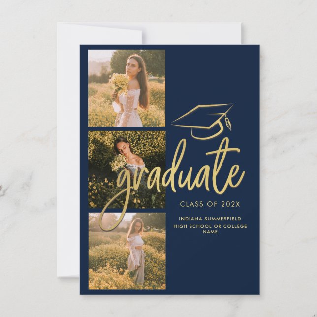 Anúncio Script de Colagem de Fotos para Graduação 2025 (Frente)