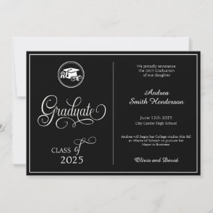 Anúncio Script Elegante Clássico Sem Graduação de Foto